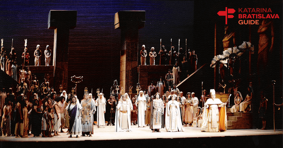 Cultural opera perfomance AIDA by Giuseppe Verdi